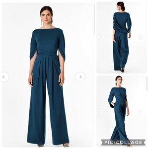 Elegant Teal Jumpsuit